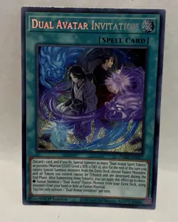 YuGiOh! Dual Avatar Invitation - Secret Rare 1st Edition NM - PHRA-EN057 - Image 1