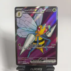 Beedrill ex 098/086 Ultra Rare ME04: Chaos Rising Pokemon TCG - Pack Fresh Card - Image 1