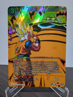 SS Son Goku Final Sacrifice BT17-093 SR Foil Dragon Ball Super Card Game | NM - Image 1