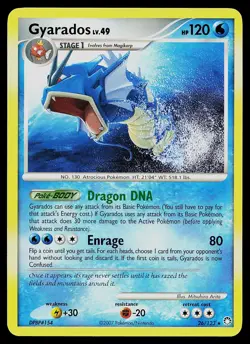 Pokemon Card - Gyarados Mysterious Treasures 26/123 Rare - Image 1