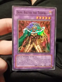 Yugioh Dark Balter The Terrible LOD-EN002 Super Rare NM - Image 1