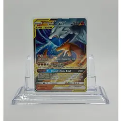 Reshiram & Charizard GX SM201 Black Star Promo Pokemon Card MP - Image 1