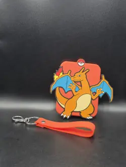 Pokemon S-Chinese Charizard Keychain Card Guard Display, NO CARD INCLUDED - Image 1