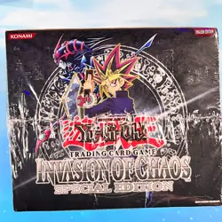2004 Yugioh Invasion Of Chaos Special Edition Box Bundle Sealed *SLIGHT RIP* - Image 5