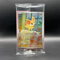 Pokemon Chaos Rising Fennekin Pokemon Center 080 Stamped Sealed Promo Card - Image 1