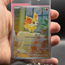 Pokemon Chaos Rising Fennekin Pokemon Center 080 Stamped Sealed Promo Card - Image 2