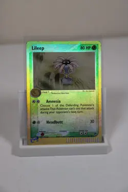 Pokemon E-Series EX Sandstorm Reverse Holo Card: Lileep (43/100) - Heavy Play - Image 1