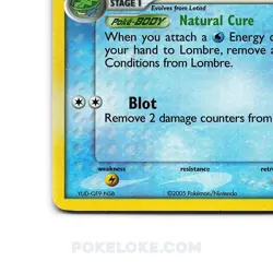 Pokemon Card - Lombre Deoxys 34/107 Holo Stamped - NM - Image 2