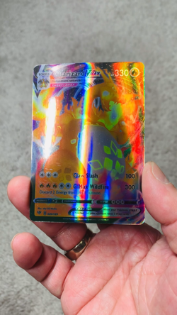 Charizard VMax HP330 Claw Slash #020/189 Holo Fan Art Display Collector Card NM! - Image 2
