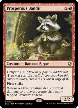 Prosperous Bandit Bloomburrow NM Rare #25 MTG Magic - Image 3
