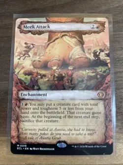 Meek Attack (0319) (Showcase) - Lorwyn Eclipsed (ECL) NM - Image 1