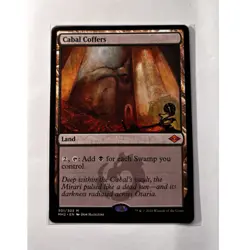 Magic: The Gathering Cabal Coffers Land Mythic Modern Horizons 2 Regular Eng 301 - Image 1