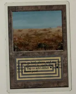 Magic The Gathering MTG SCRUBLAND Unlimited Edition HP - Image 2
