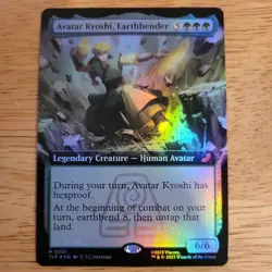 MTG Avatar Kyoshi, Earthbender (Extended Art) Avatar FOIL - Image 1