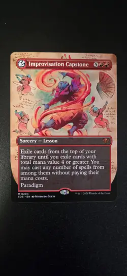 Magic: The Gathering Improvisation Capstone 0294 Strixhaven Sorcery Mythic Red - Image 1