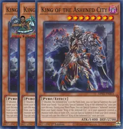 Yugioh! 3x King of the Ashened City MP25-EN333 Common 1st Ed NM - Image 1