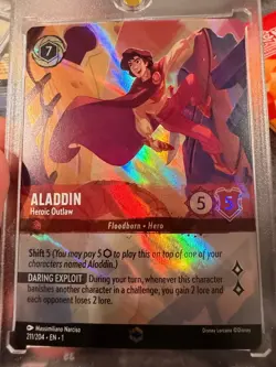 Alladin Enchanted 211/204 En-1 Disney Lorcana The First Chapter👀🔥 - Image 1