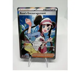 Rosa's Encouragement 114/088 POR SR Full Art Foil ENG Pokemon Card - Image 1