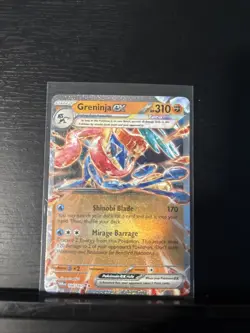 Twilight Masquerade Pokemon Card, Greninja EX 106/167 Ultra Rare - Image 1