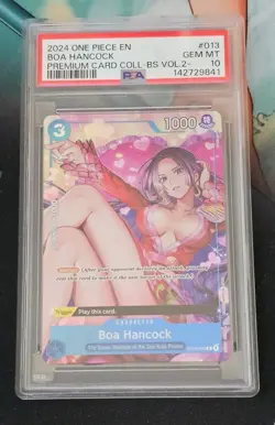 2024 ONE PIECE 013 PREMIUM CARD COLLECTION BEST SELECT VOL 2 BOA HANCOCK PSA 10 - Image 1