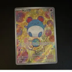 Pokemon TCG Marill ASC Full Art Illustration Rare 232/217 70 HP Holo Card - Image 1