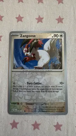 Zangoose 149/191 Surging Sparks Reverse Holo Pokemon TCG Card - Image 1