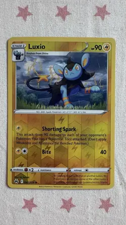 Luxio 042/159 Crown Zenith Reverse Holo Pokemon TCG Card - Image 1