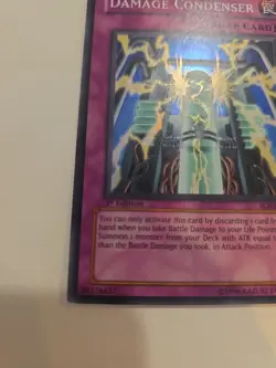 DAMAGE CONDENSER SOI-EN052 SUPER RARE Unlimited HP YuGiOh! - Image 2