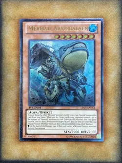 Yugioh Mermail Abyssbalaen LTGY-EN083 Ultimate Rare 1st Ed NM - Image 1