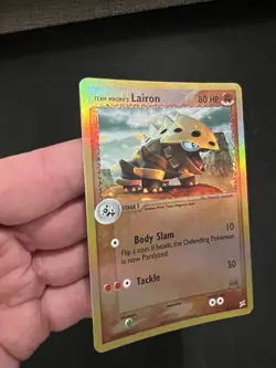 Pokemon TCG Team Magma's Lairon EX Reverse Holo Rare Card 20/95 NM - Image 5