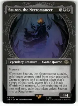 Sauron, the Necromancer (Showcase) 310 The Lord of the Rings MTG NM - Image 1