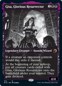 Gisa, Glorious Resurrector - Showcase MID NM MTG - Image 1