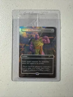 Magic the Gathering MTG Swords to Plowshares (Foil) (PSA Promo) (Sealed) - Image 1