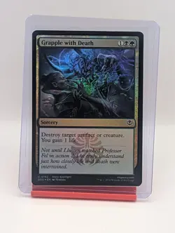 Grapple with Death [Foil] #192 Magic Secrets of Strixhaven - Image 1