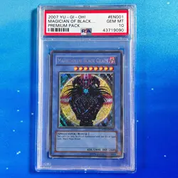 YUGIOH 2007 PSA 10 PP01-EN001 Magician Of Black Chaos - Image 1