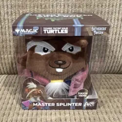 Magic: The Gathering TMNT Master Splinter Flock Deck Box 100ct Strap - Image 1