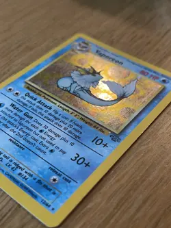 Pokemon TCG - Vaporeon 12/64 Jungle - Rare Holo - 1999 English - Image 3