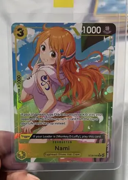 Bandai One Piece CCG Nami Starter Deck 29 Egghead ST29-008 Special Holo 3C 1000 - Image 1
