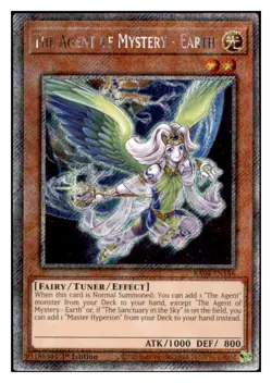 Yugioh The Agent of Mystery RA04-EN146 Platinum Secret Rare NM - Image 1