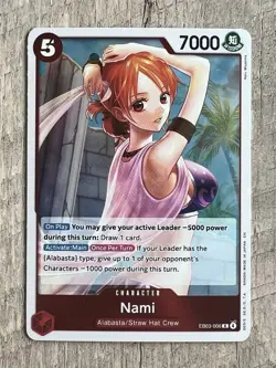Nami EB03-006 Extra Booster: One Piece Heroines Edition One Piece Foil NM - Image 1