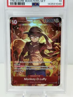 MONKEY D. LUFFY PSA 10 2024 ONE PIECE PROMO TREASURE BOOSTERS ST10-006 - Image 2