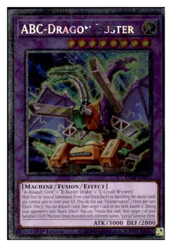 Yugioh ABC-Dragon Buster (Platinum Secret Rare) RA04-EN271 NM - Image 1