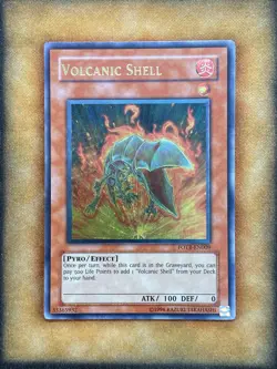 Yugioh Volcanic Shell FOTB-EN009 Ultimate Rare NM - Image 1