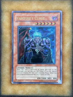 Yugioh Vampire's Curse PTDN-EN090 Ultimate Rare VLP - Image 1
