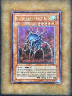 Yugioh Ultimate Insect LV5 FET-EN007 Ultimate Rare VLP - Image 1