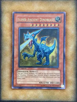 Yugioh Super-Ancient Dinobeast LODT-EN088 Ultimate Rare 1st Ed LP - Image 1
