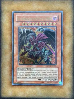 Yugioh Red Dragon Archfiend/Assault Mode CRMS-EN004 Ultimate Rare LP - Image 1