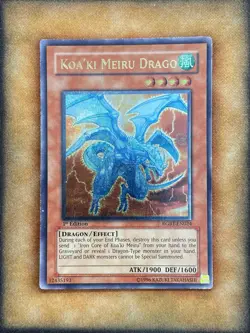 Yugioh Koa'ki Meiru Drago RGBT-EN024 Ultimate Rare 1st Ed MP - Image 1