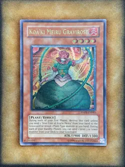 Yugioh Koa'ki Meiru Gravirose ANPR-EN083 Ultimate Rare MP - Image 1