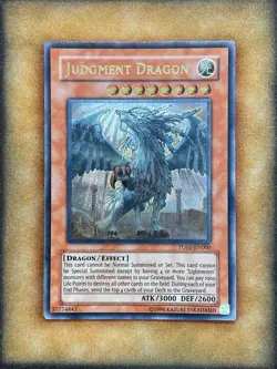 Yugioh Judgment Dragon TU01-EN000 Ultimate Rare LP - Image 1